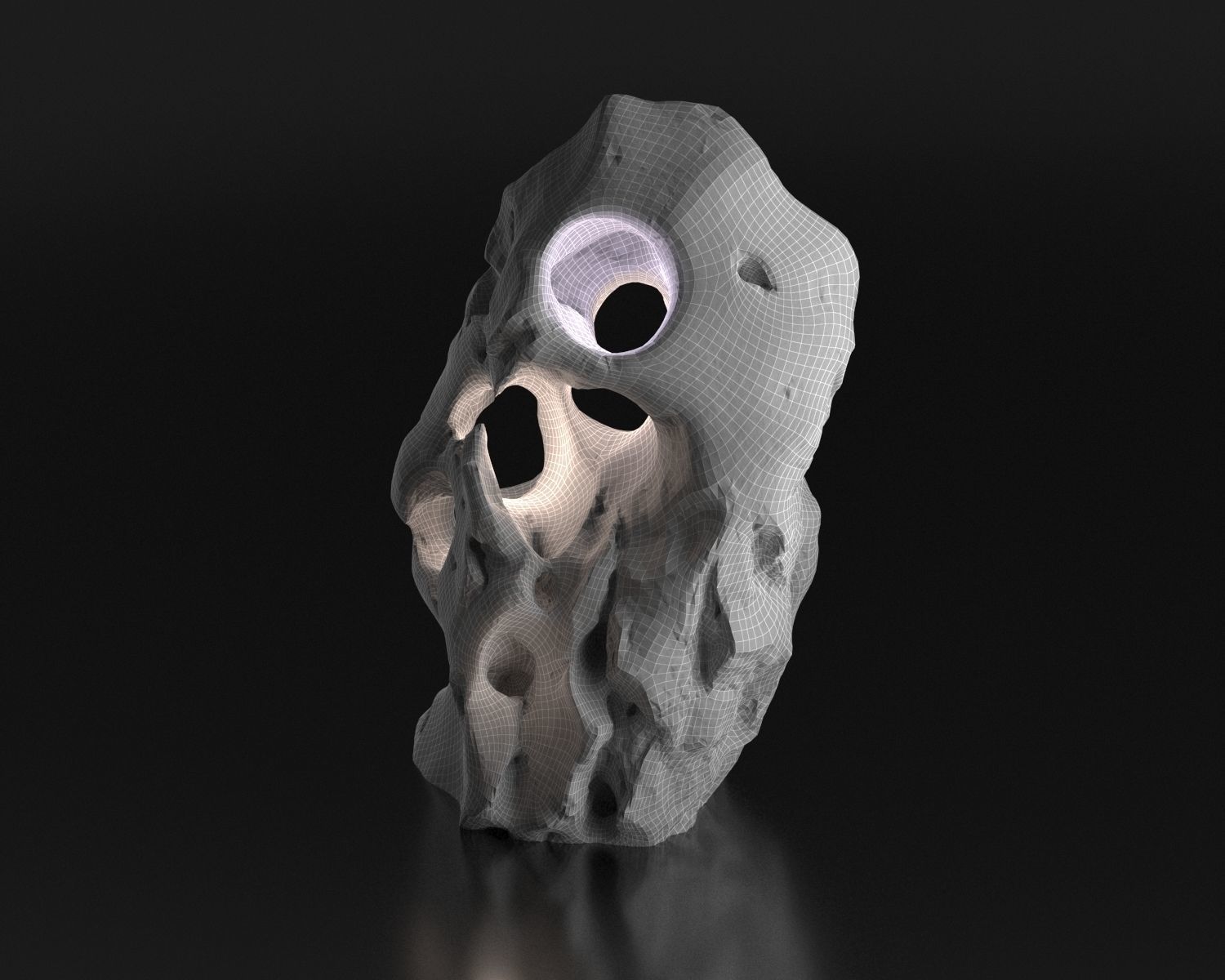 Stone from Portugal Vila do Bispu scanned from real rock 3D model_27