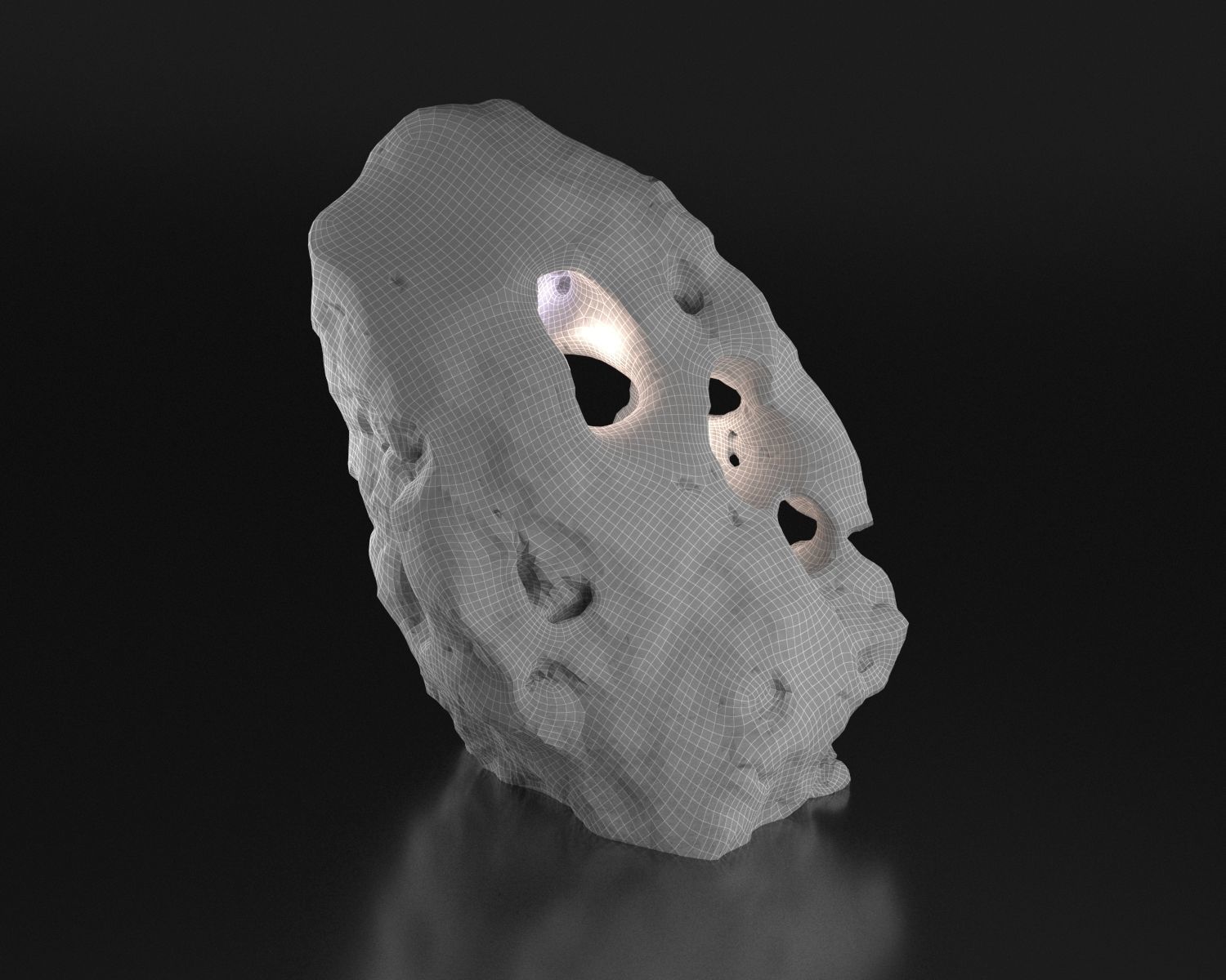 Stone from Portugal Vila do Bispu scanned from real rock 3D model_33