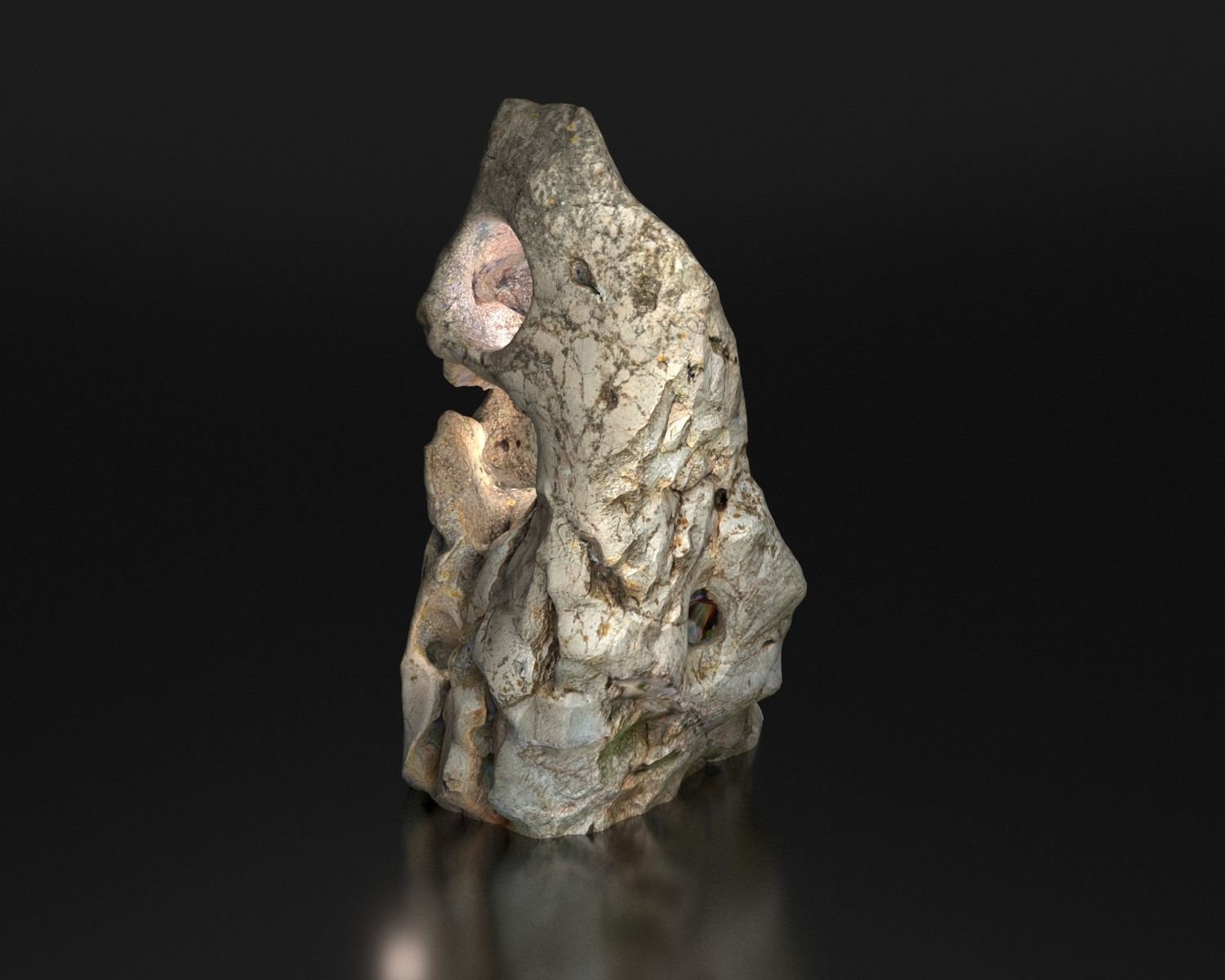 Stone from Portugal Vila do Bispu scanned from real rock 3D model_3