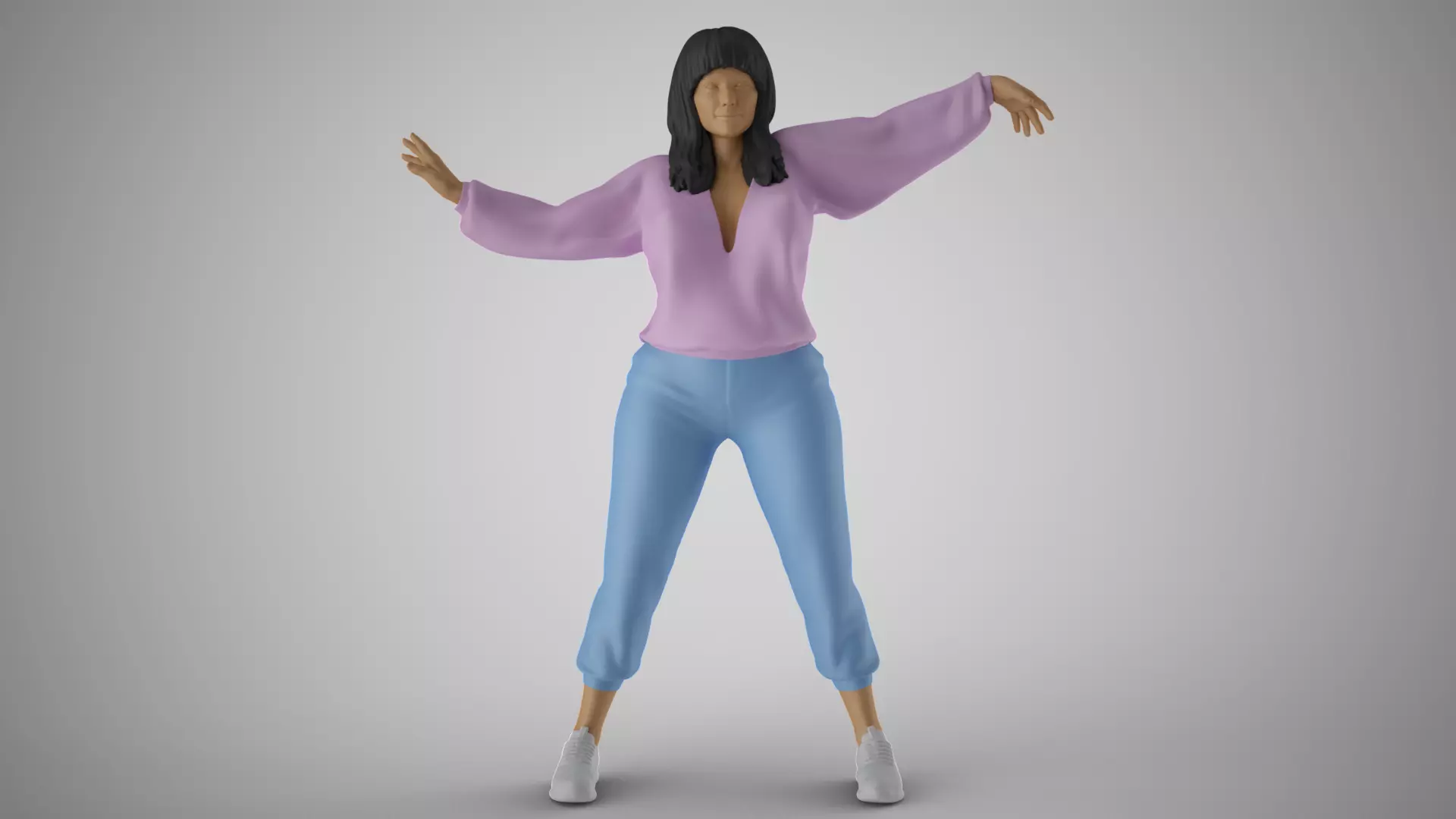 Wavemaker Girl 3D print model_0