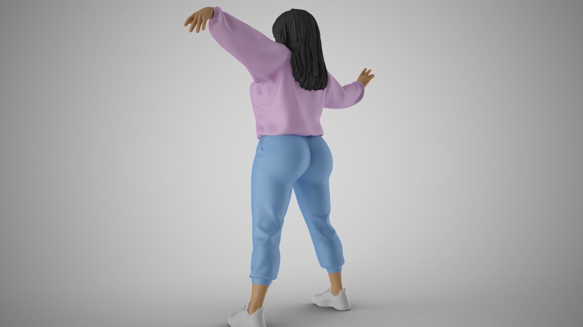 Wavemaker Girl 3D print model_8