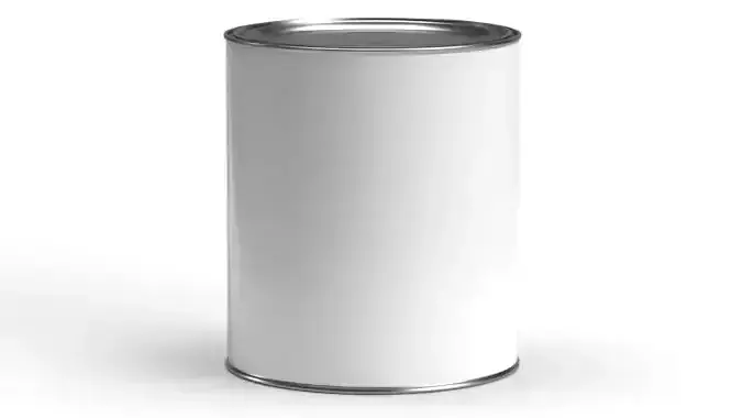 Gallon paint can with lid