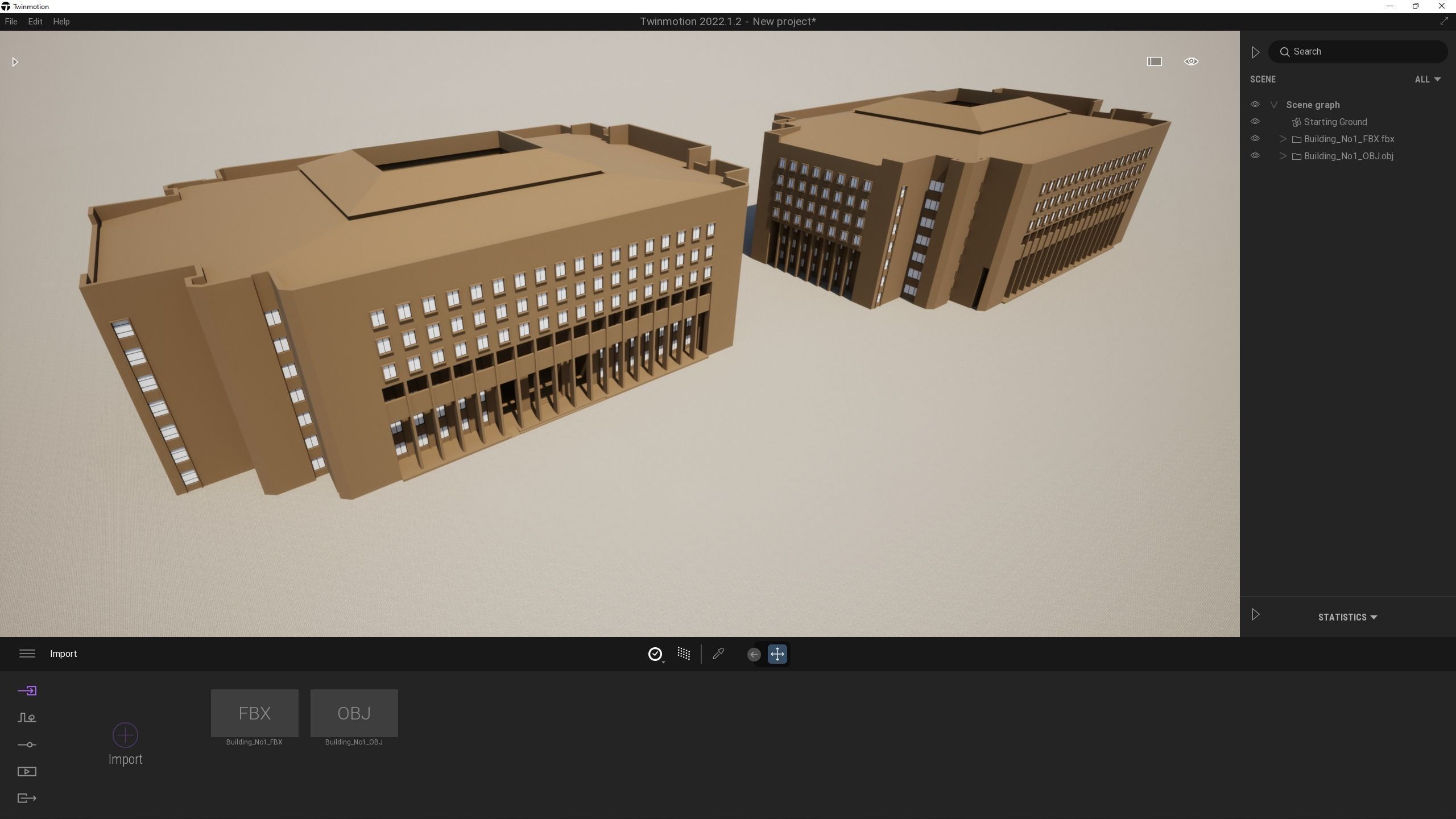 Building No1 Low-poly 3D model_13