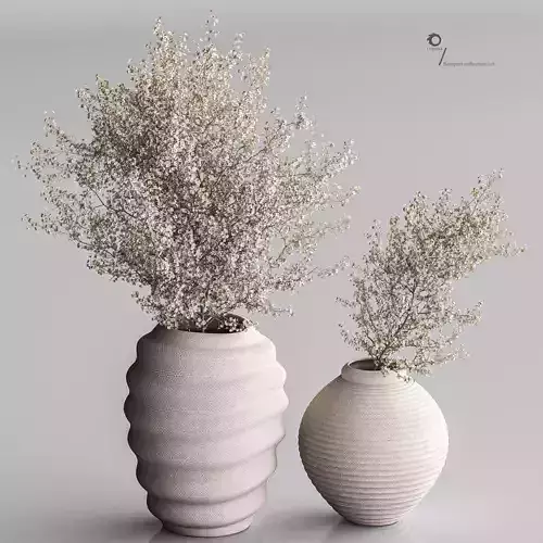 Bouquet collection set two vases