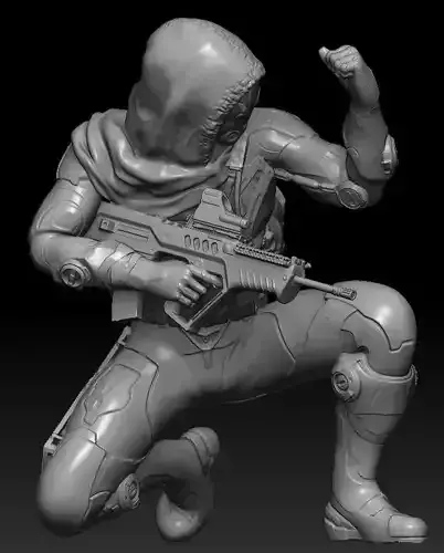 FUTURE SOLDIER Free 3D print model