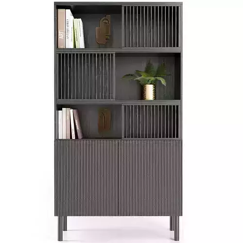 Oak bookcase Bilbao