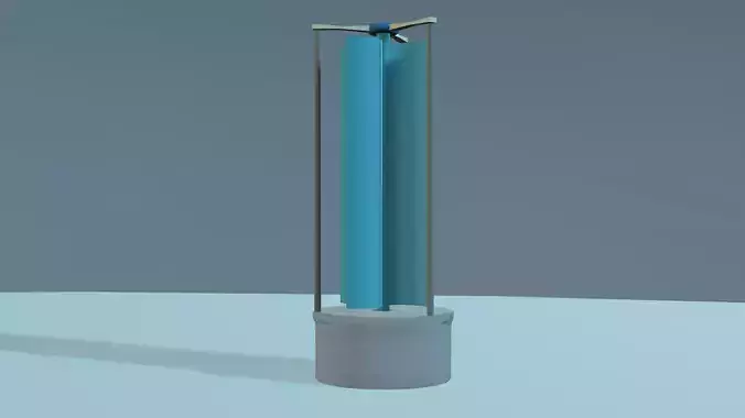 Generating electricity from oncoming traffic turbine turns 