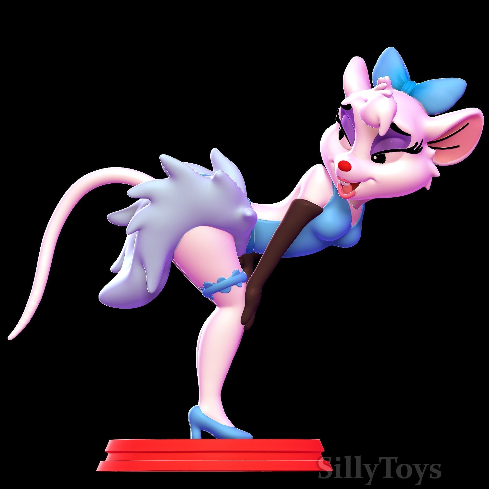 Miss Kitty Mouse - The Great Mouse Detective 3D print model_2