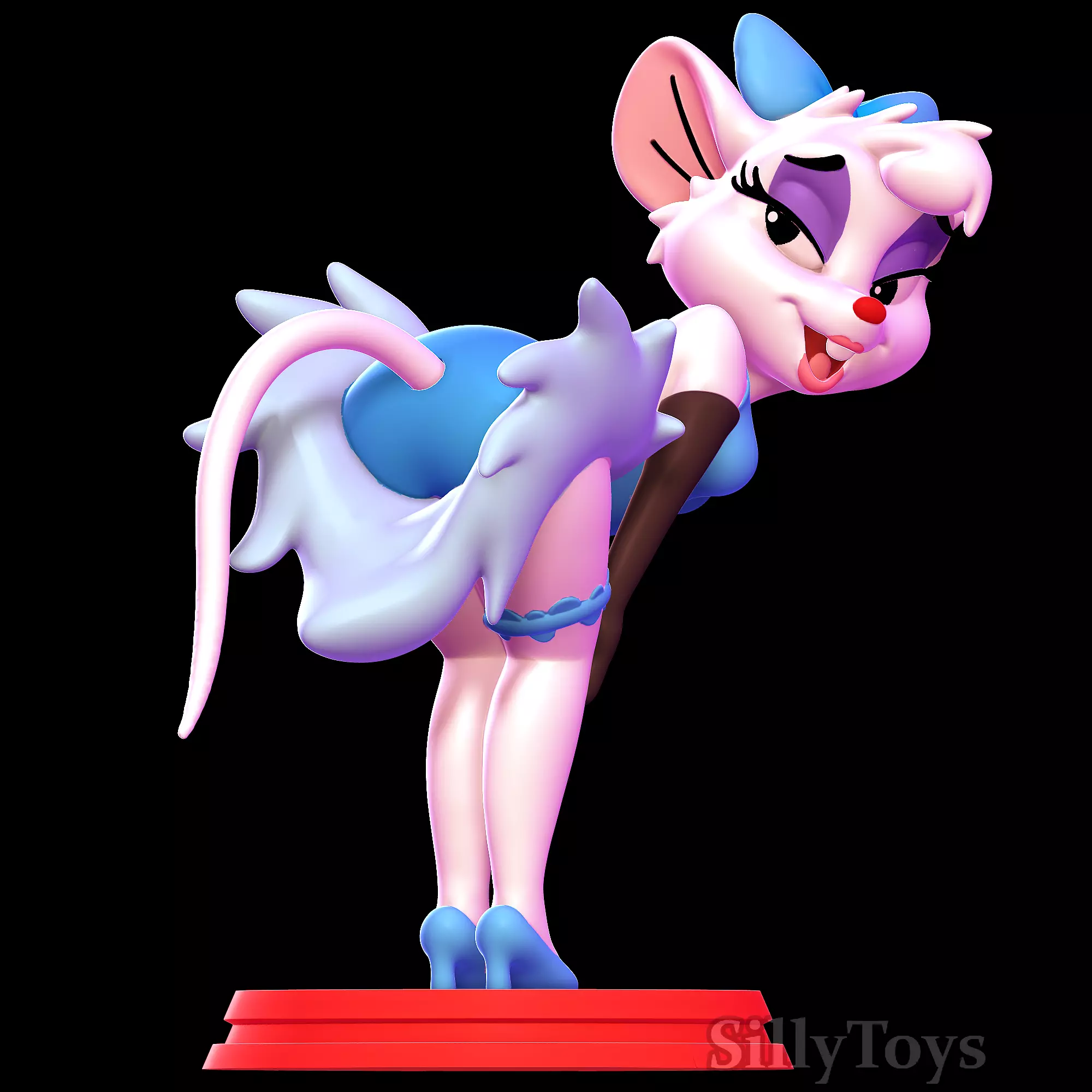 Miss Kitty Mouse - The Great Mouse Detective 3D print model_0