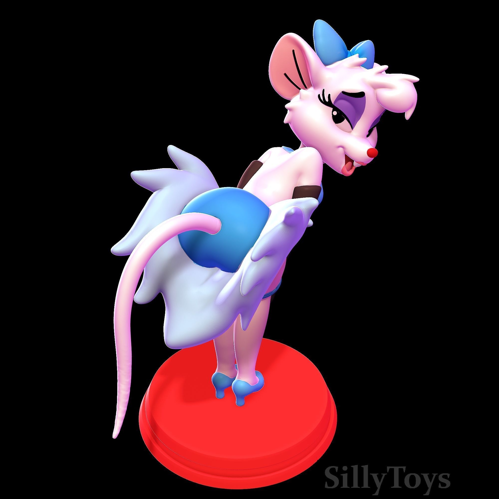 Miss Kitty Mouse - The Great Mouse Detective 3D print model_5