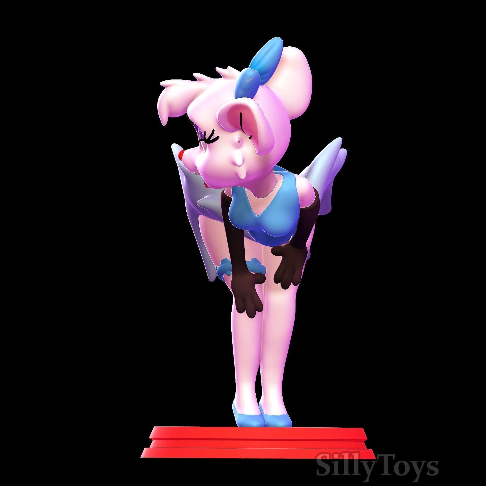 Miss Kitty Mouse - The Great Mouse Detective 3D print model_3