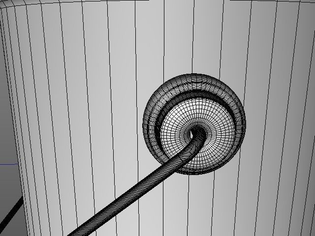 Gallon paint can with metal handle  3D model_5