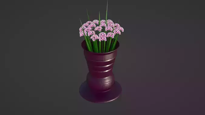  Decor bouquet of flowers in a vase 3