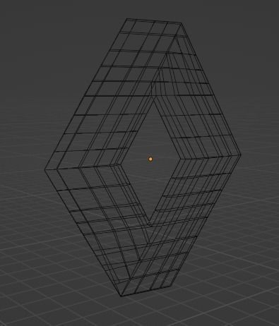 Renault 3D Logo Low-poly 3D model_2