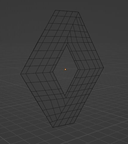 Renault 3D Logo Low-poly 3D model_1