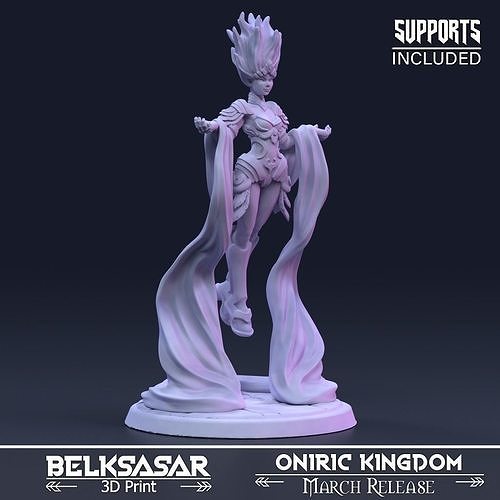 Sorcerer Servant of The Golden Flame 3D print model