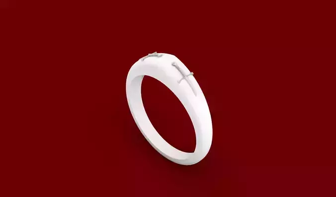 TLOTR Narsil Sword Ring 3D print model