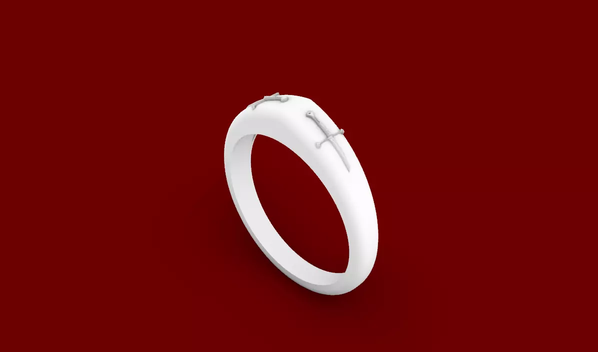 TLOTR Narsil Sword Ring 3D print model