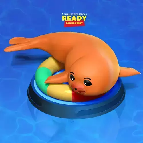 Water Seal 3D print model
