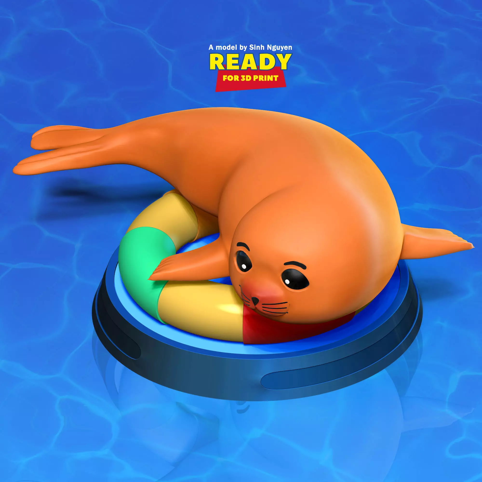 Water Seal 3D print model