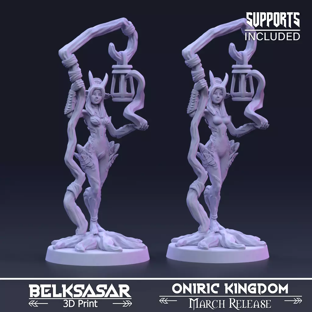 Druid Watcher of The Veil Normal and Nude 3D print model_0
