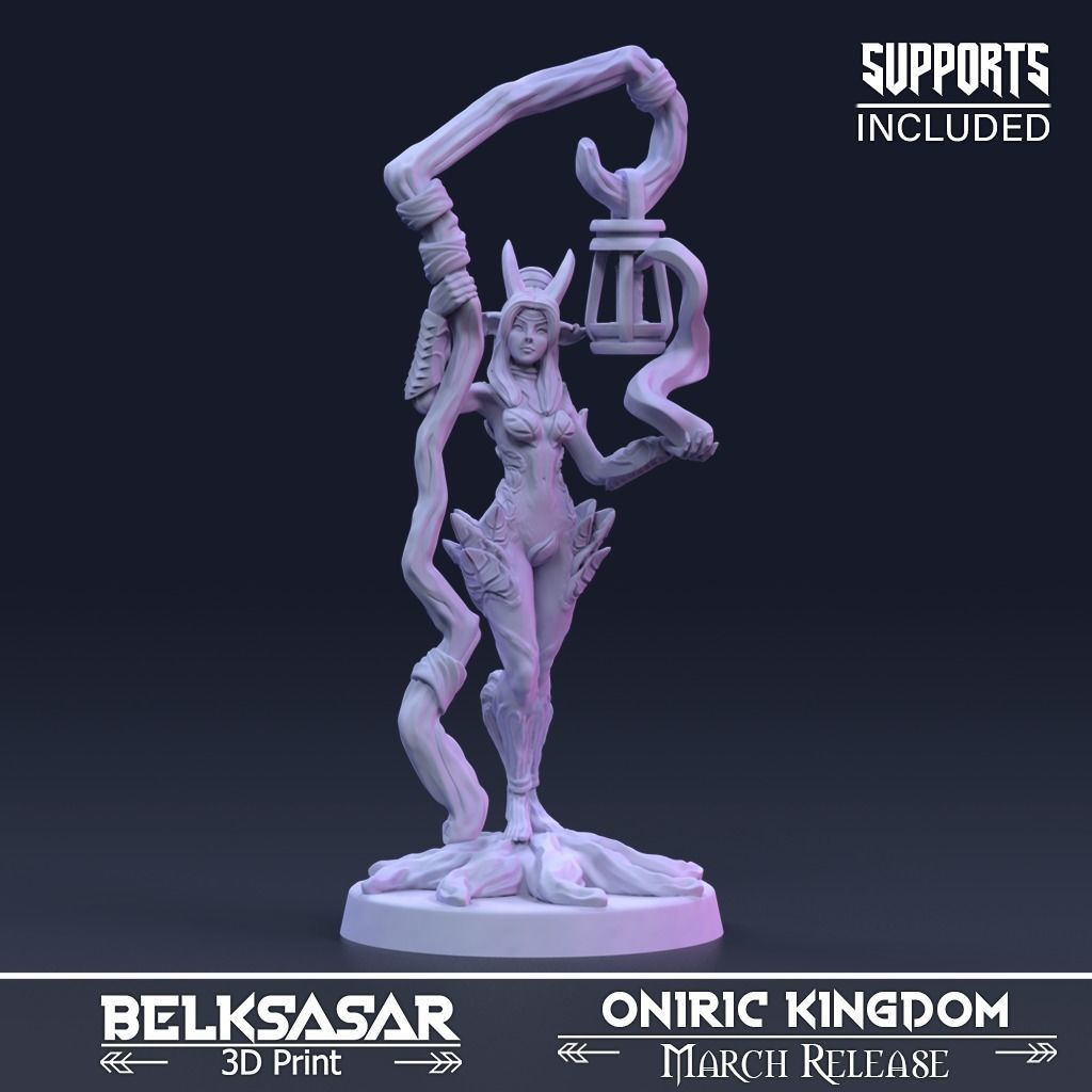Druid Watcher of The Veil Normal and Nude 3D print model_2
