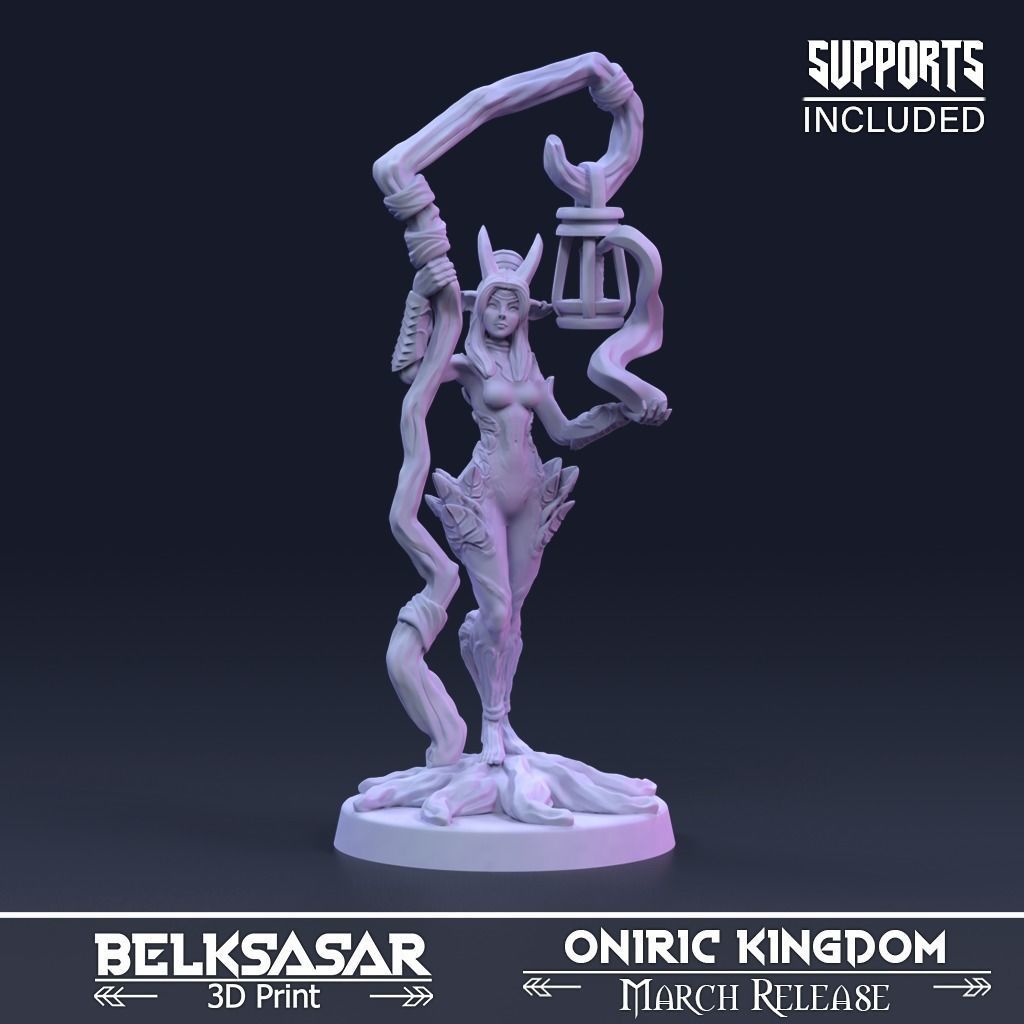 Druid Watcher of The Veil Normal and Nude 3D print model_1