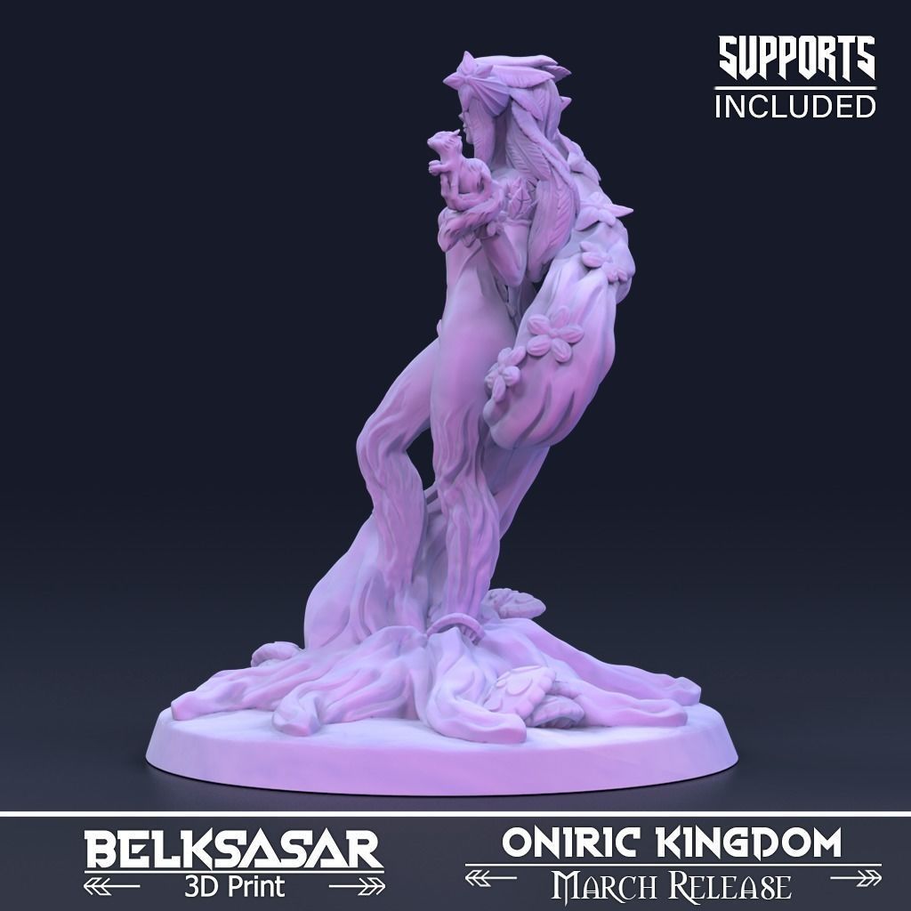 Dryad Sacred tree Incarna 3D print model_1