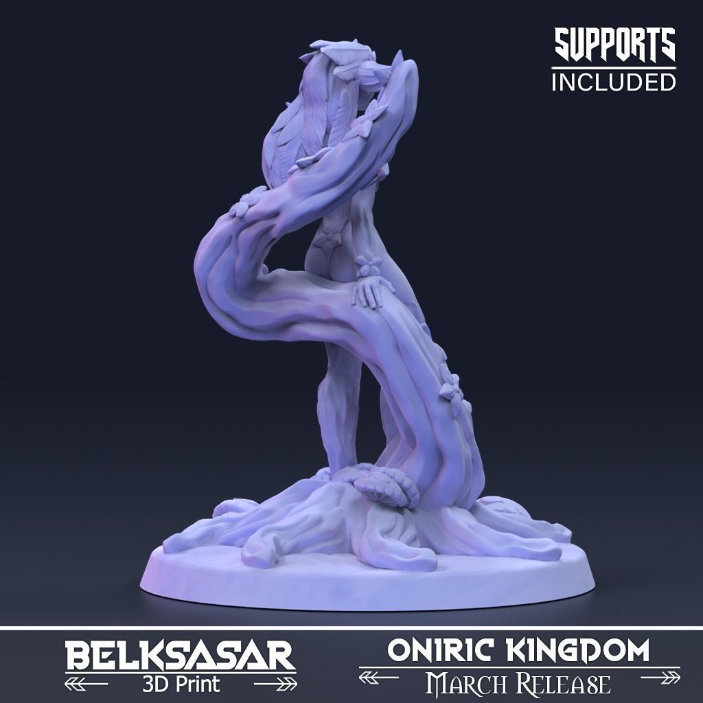 Dryad Sacred tree Incarna 3D print model_2