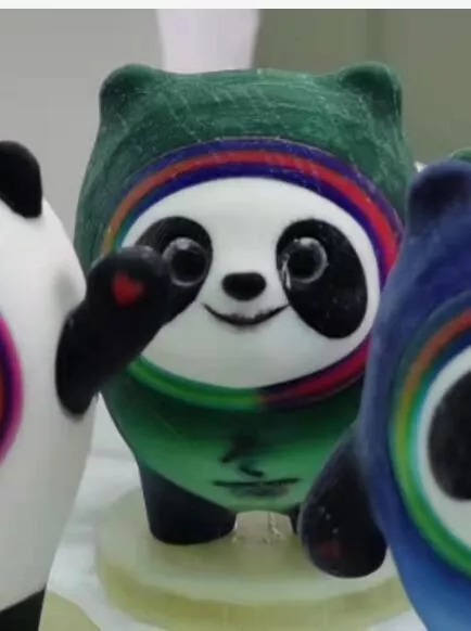 Green Panda Free 3D print model