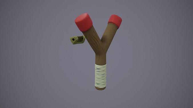  Stylized Ocarina of Time SlingShot 3D print model
