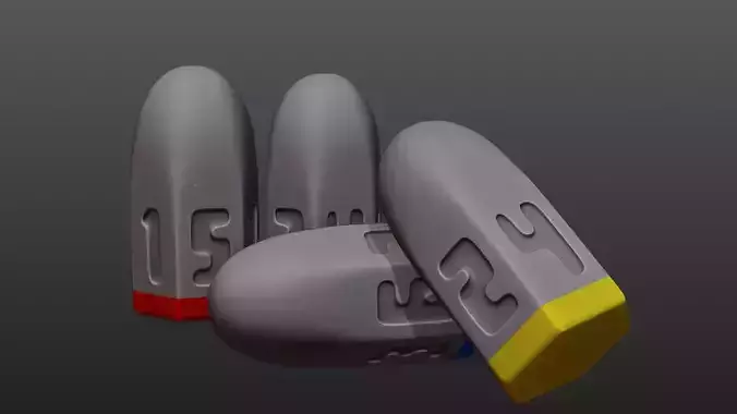 bullet dice 3D model
