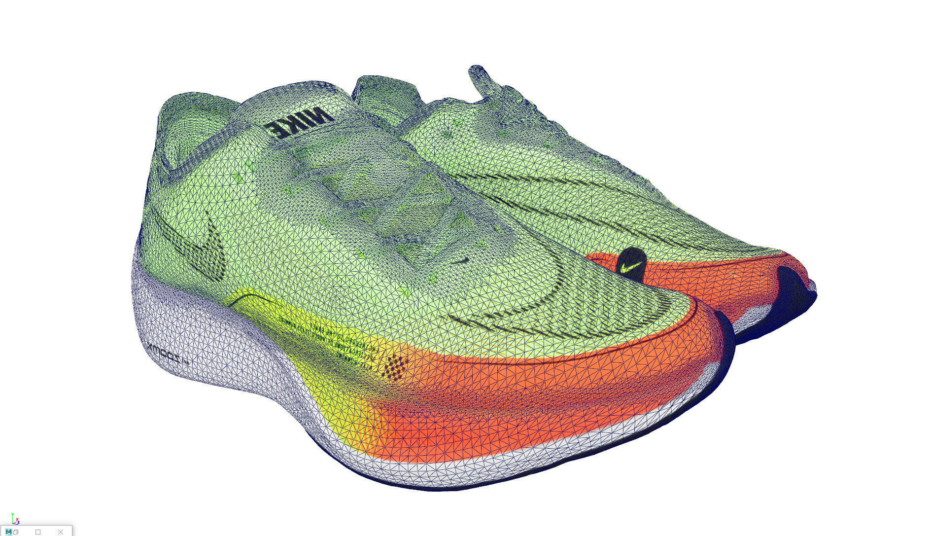 Nike ZoomX VaporFly NEXT Neon 3D model_8