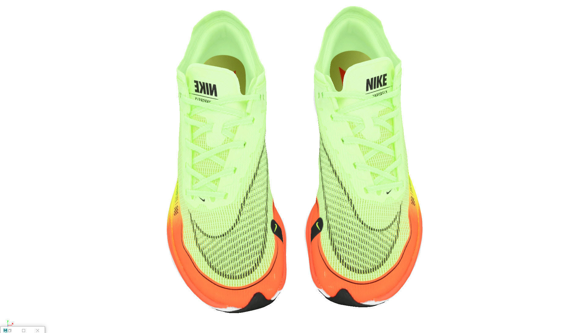 Nike ZoomX VaporFly NEXT Neon 3D model_2