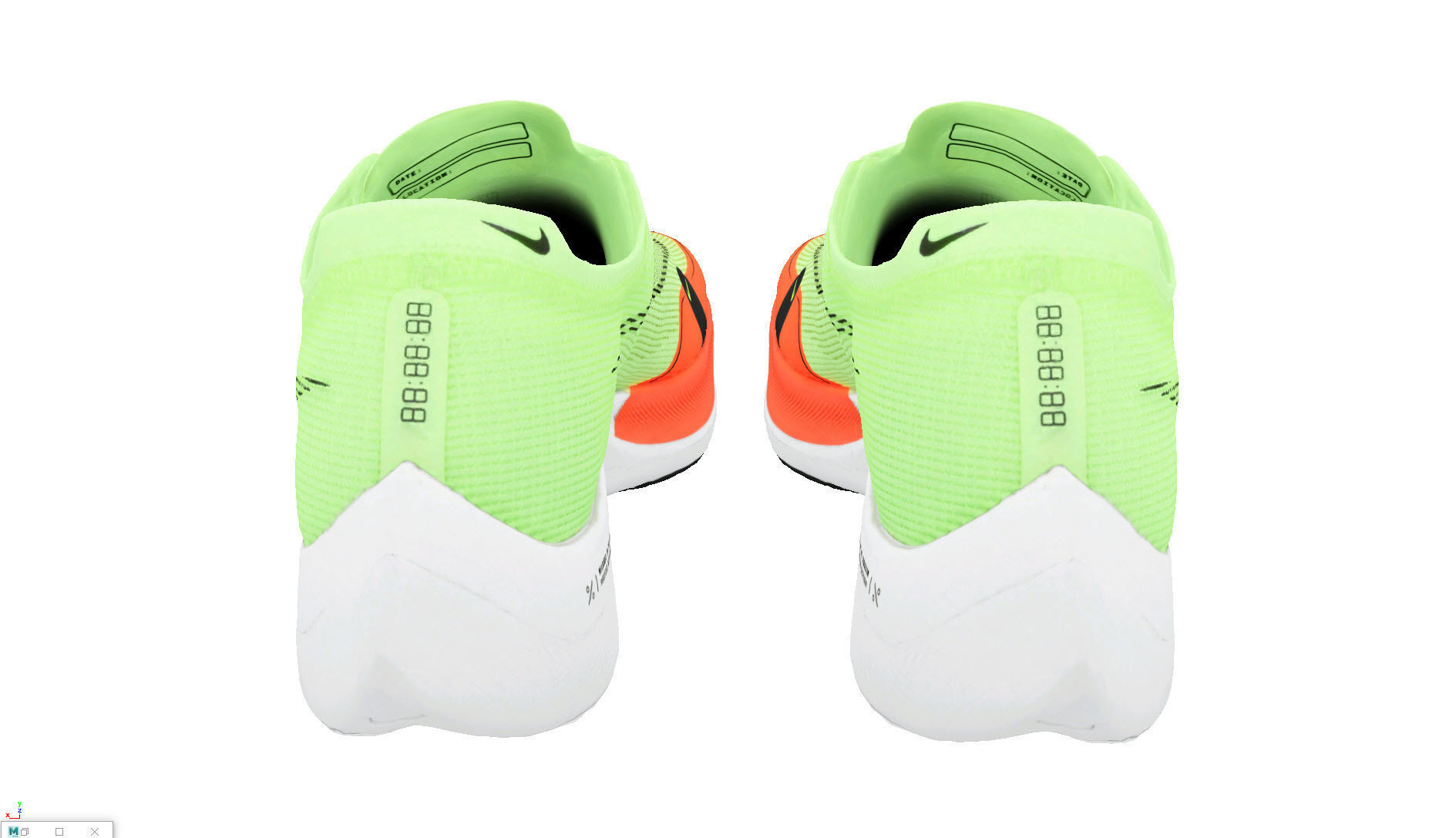 Nike ZoomX VaporFly NEXT Neon 3D model_4