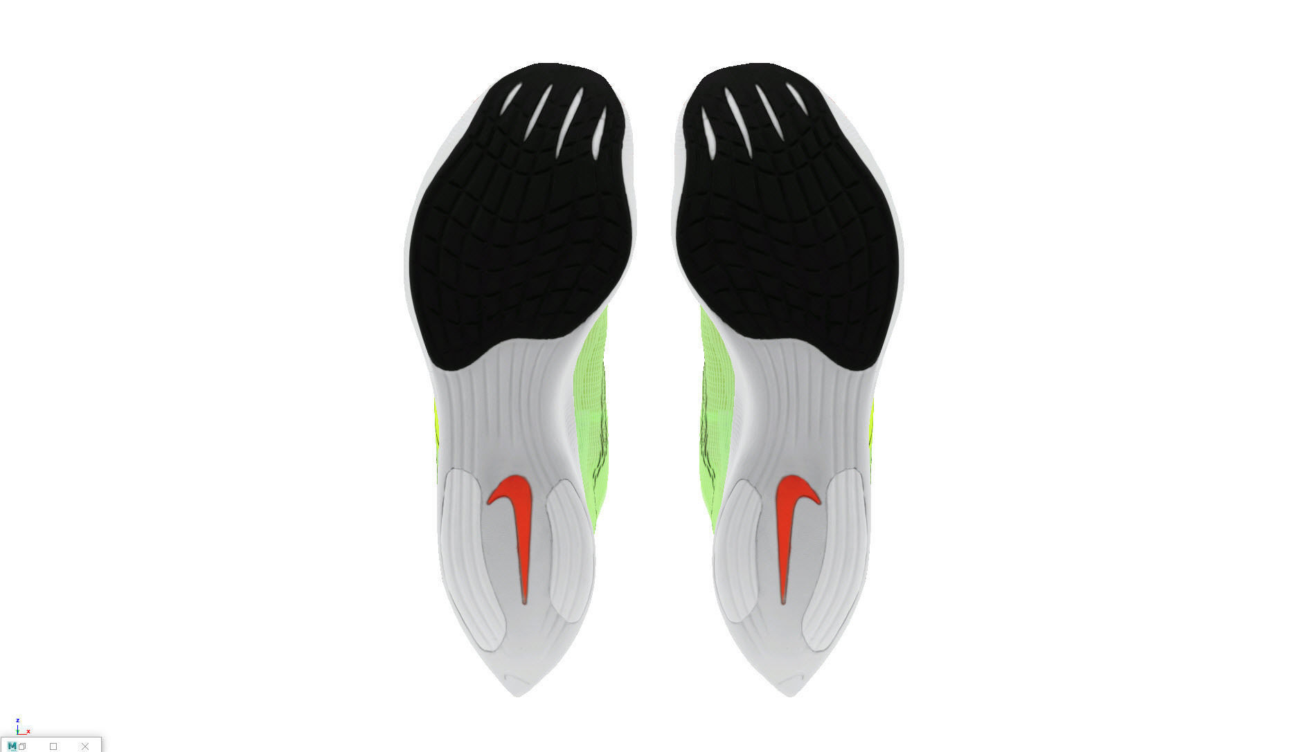 Nike ZoomX VaporFly NEXT Neon 3D model_7