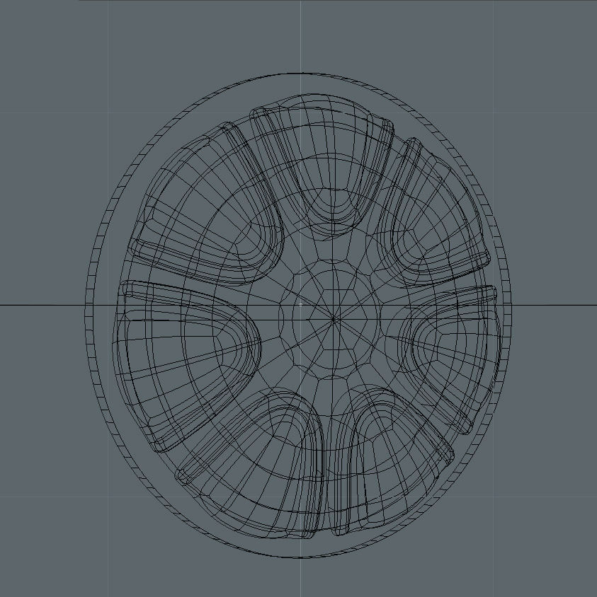 Carved Rosettes Medallions Free 3D model_4