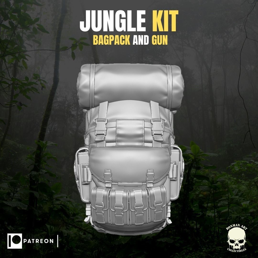 Jungle Kit for action Figures 3D print model_14