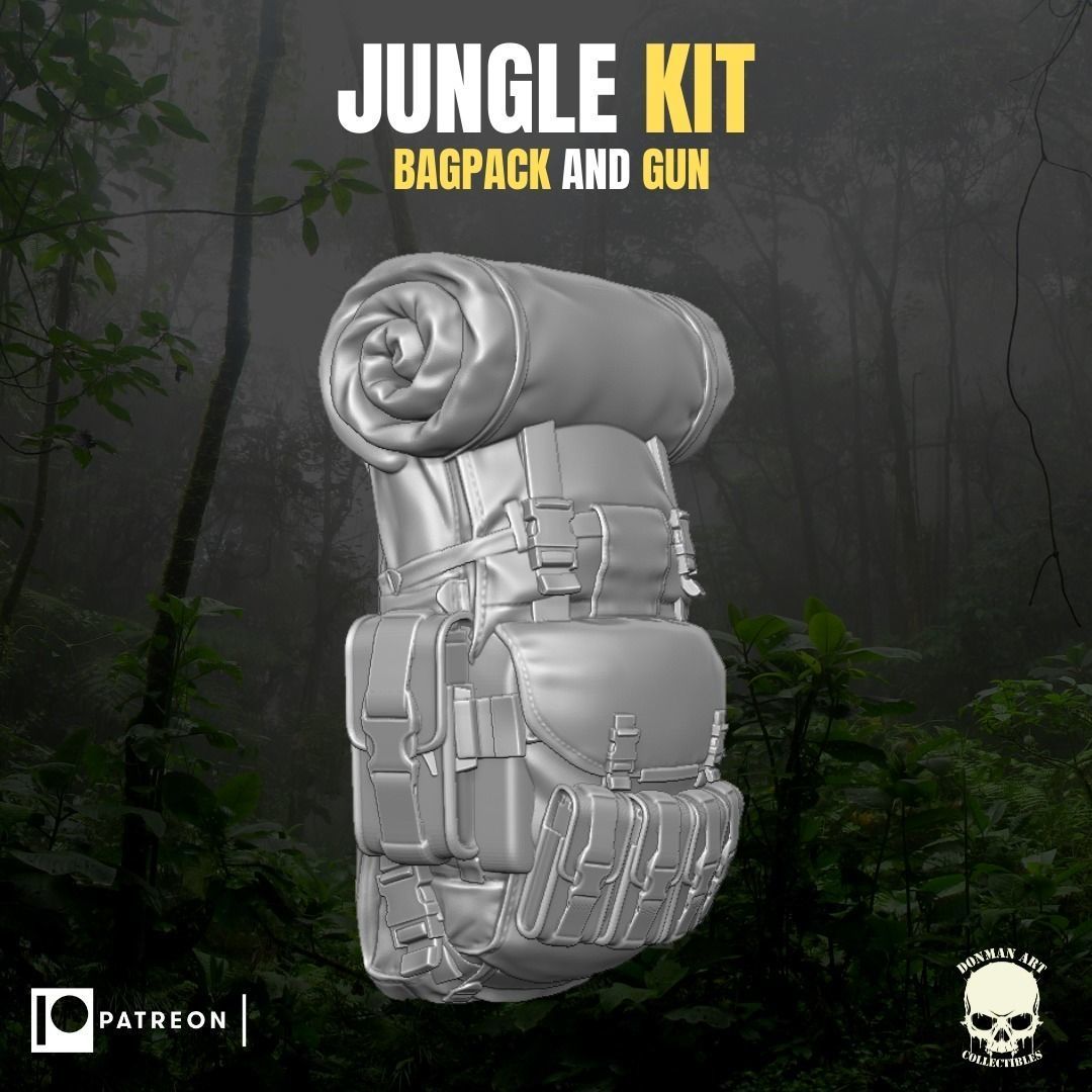 Jungle Kit for action Figures 3D print model_18