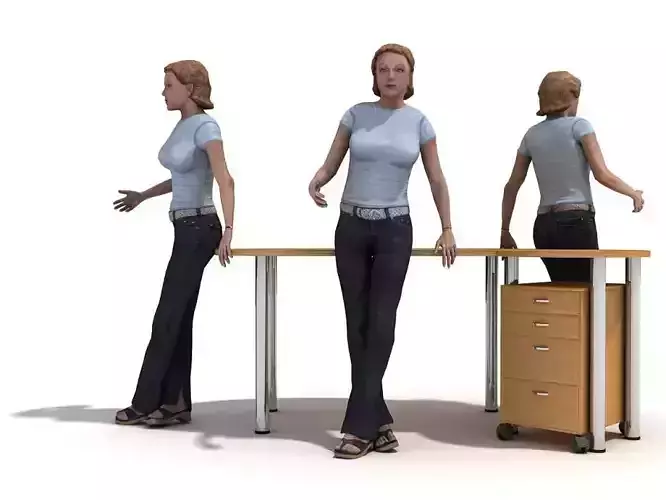 Female Character 3D model