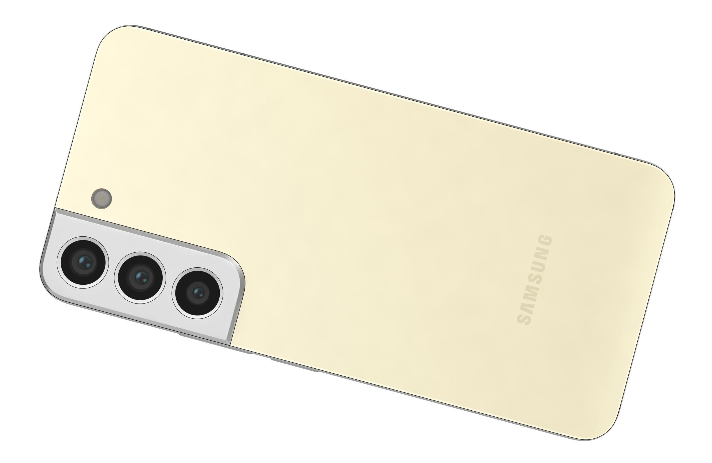 Samsung Galaxy S22 Cream 3D model_11