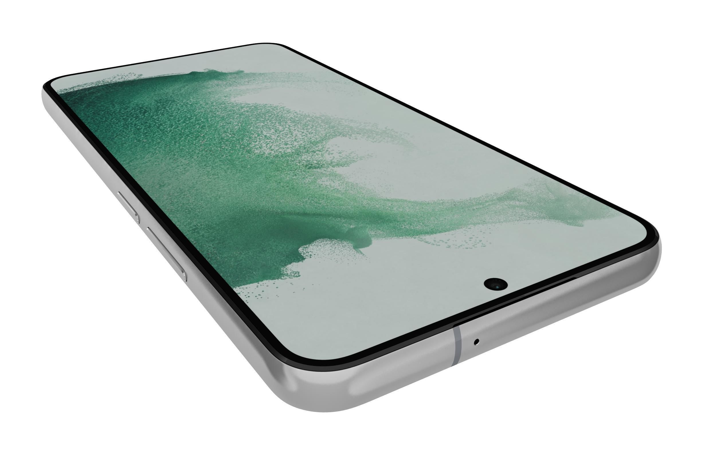 Samsung Galaxy S22 Cream 3D model_13