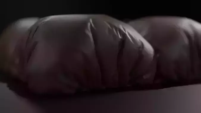Pillow piece of chocolate