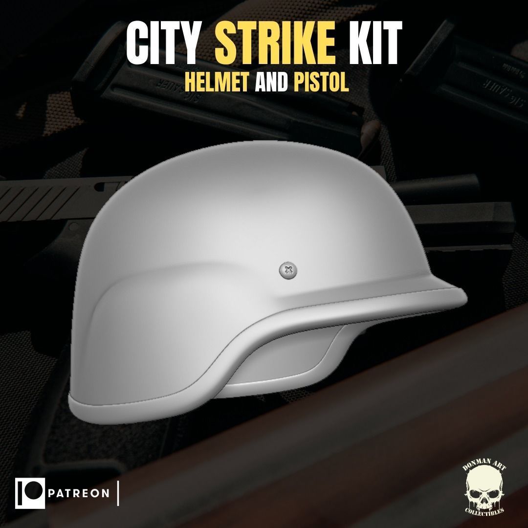 City Strike Kit for action figures 3D print model_7