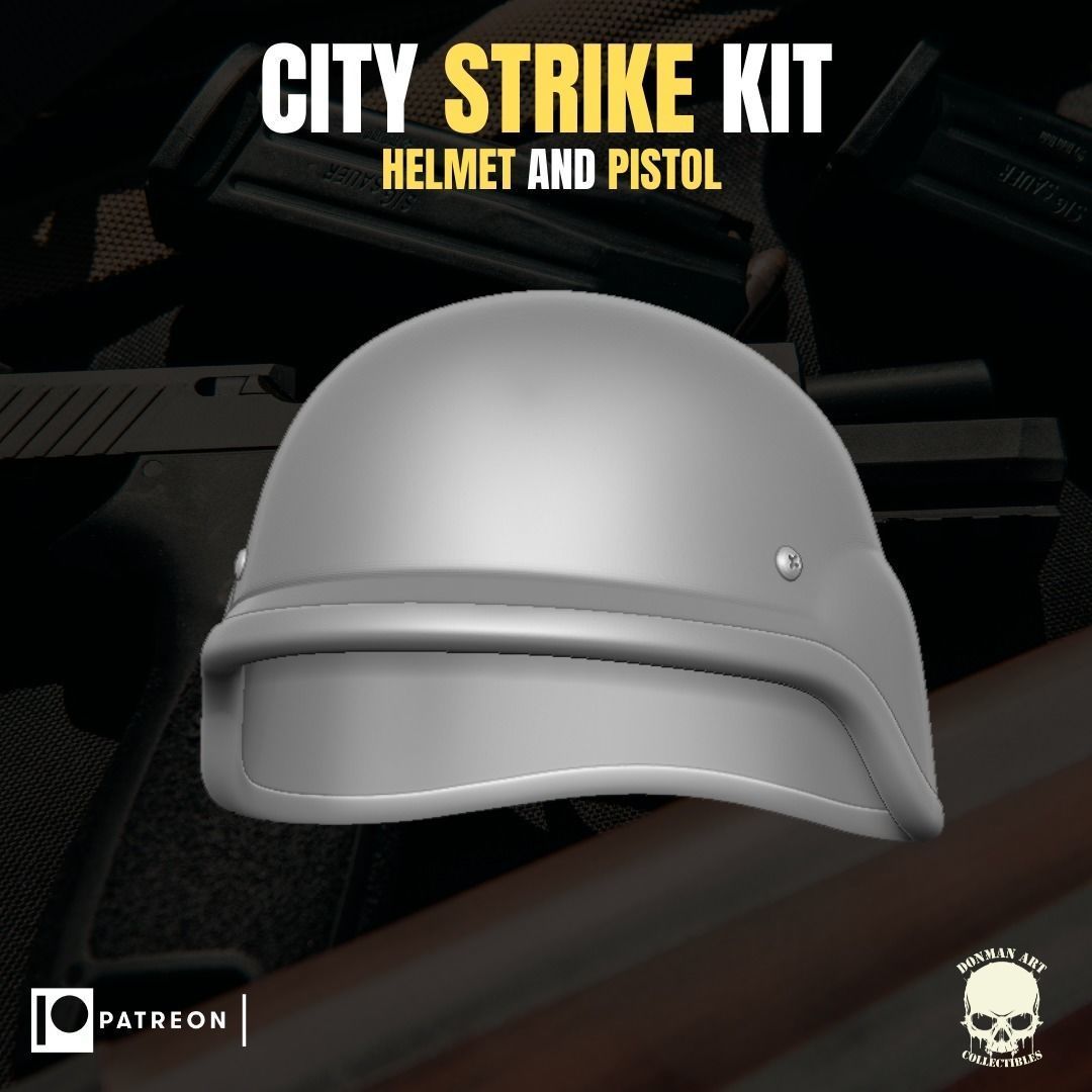 City Strike Kit for action figures 3D print model_16