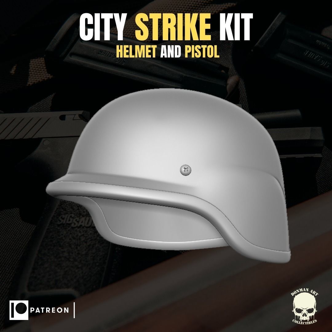 City Strike Kit for action figures 3D print model_19