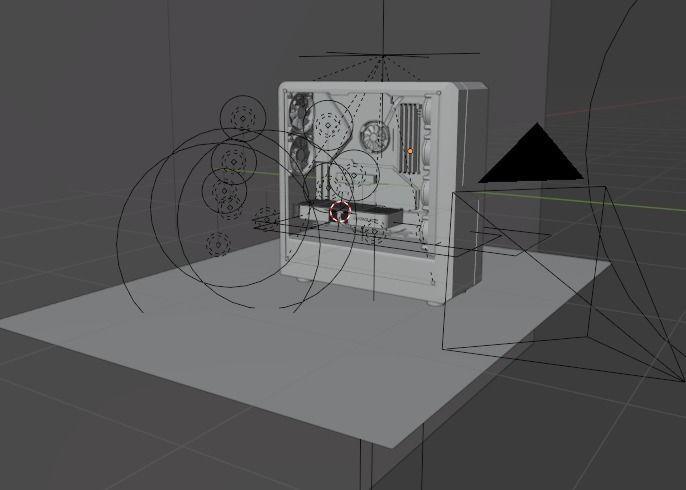 Gaming PC 3D model_6