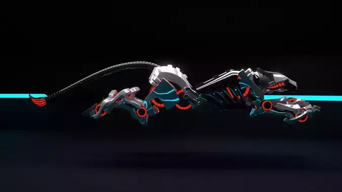 Sci Fi Mechanical Cheetah