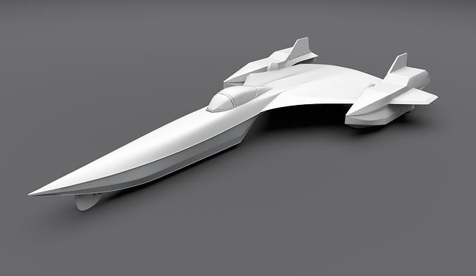 Blackbird Powerboat Scale model 3D print model