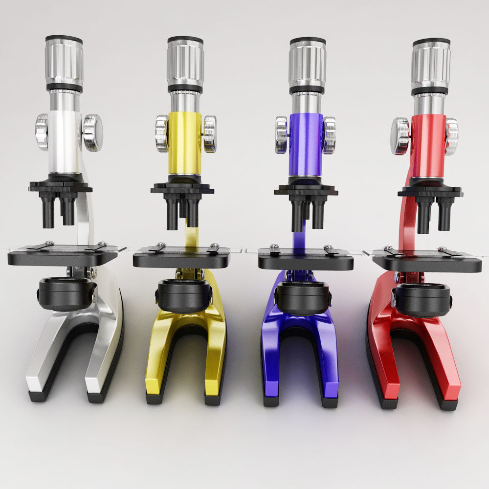 Laboratory microscope 3d model  3D model_1